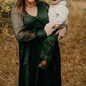 Abigail Sparkle Gown - Emerald